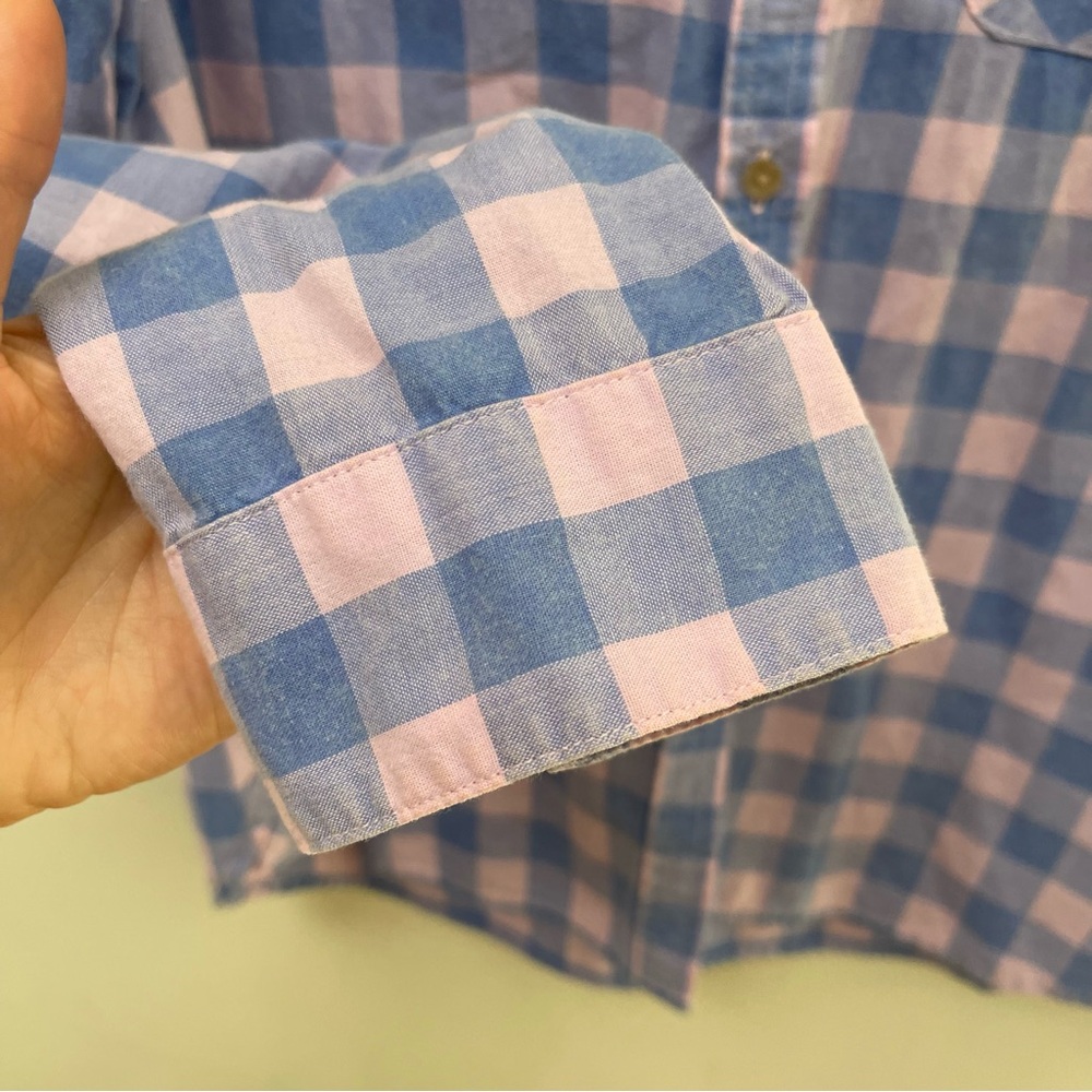 American Eagle Checkered Button Up - image 6